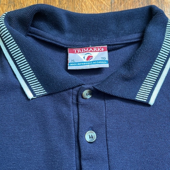 Vintage Molson Dry Beer Polo Shirt / XL / 90s - Picture 4 of 9